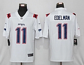 Nike New England Patriots 11 Edelman Nike White Vapor Untouchable Limited Jersey,baseball caps,new era cap wholesale,wholesale hats